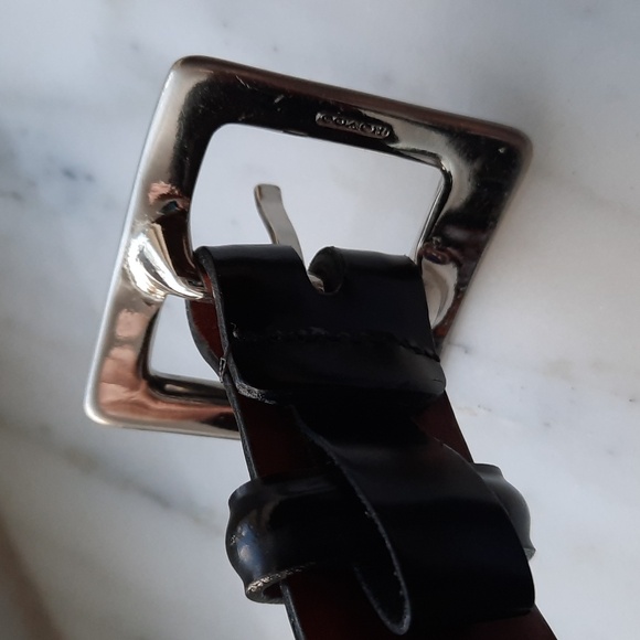 COACH black patent leather belt - Picture 12 of 12